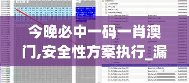 今晚必中一碼一肖澳門,安全性方案執行_漏出版EYI45.577