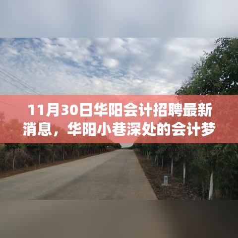 華陽小巷深處的會計夢想舞臺，最新招聘消息與特色小店新動態