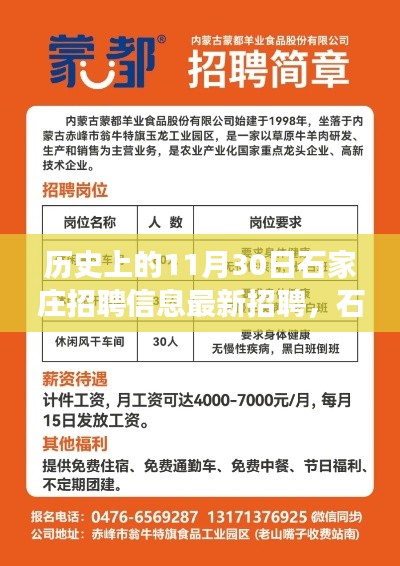 石家莊招聘信息革新，科技之光照亮職場未來——歷史招聘信息回顧與最新招聘動態