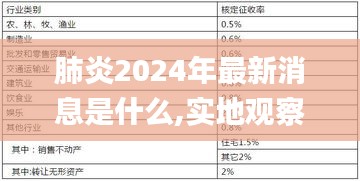 肺炎2024年最新消息是什么,實地觀察解釋定義_RZP33.430流線型版