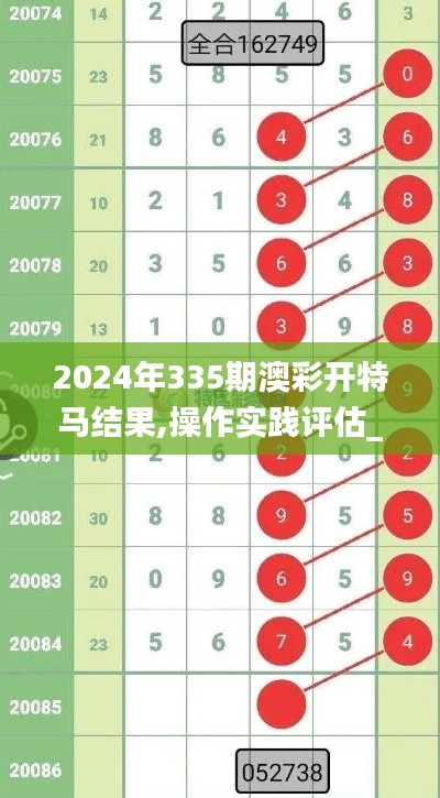 2024年335期澳彩開特馬結果,操作實踐評估_ZIT96.253安全版