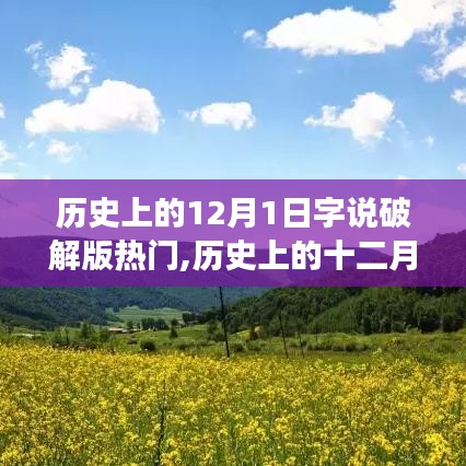 揭秘歷史上的十二月一日，字說破解版熱門事件回顧