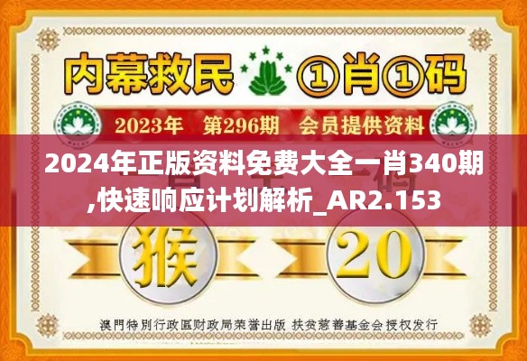 2024年正版資料免費大全一肖340期,快速響應(yīng)計劃解析_AR2.153