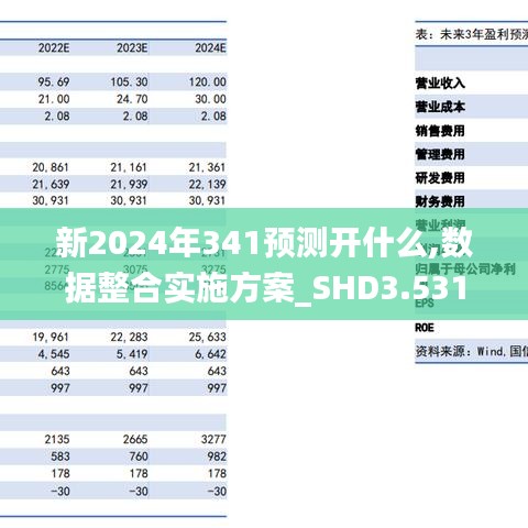 新2024年341預(yù)測(cè)開什么,數(shù)據(jù)整合實(shí)施方案_SHD3.531