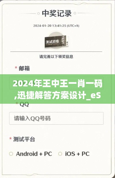 2024年王中王一肖一碼,迅捷解答方案設計_eShop12.691