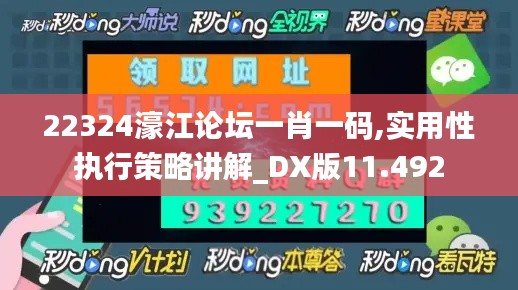 22324濠江論壇一肖一碼,實用性執行策略講解_DX版11.492