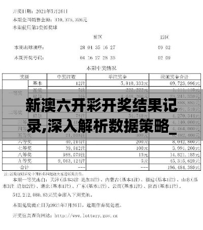 新澳六開彩開獎結(jié)果記錄,深入解析數(shù)據(jù)策略_儲蓄版1.144