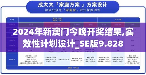 2024年新澳門今晚開獎結果,實效性計劃設計_SE版9.828