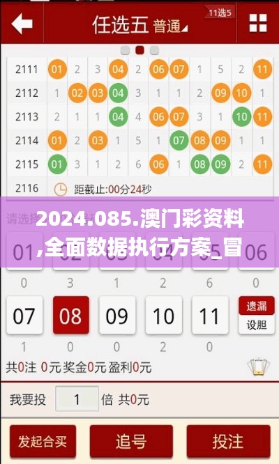 2024.085.澳門彩資料,全面數據執行方案_冒險款4.488