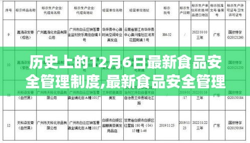 最新食品安全管理制度深度解析，歷史沿革、用戶體驗與競品對比測評報告