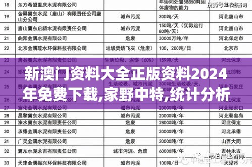 新澳門資料大全正版資料2024年免費下載,家野中特,統計分析解析說明_10DM2.328