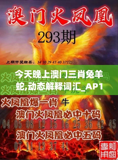 今天晚上澳門三肖兔羊蛇,動態解釋詞匯_AP14.358