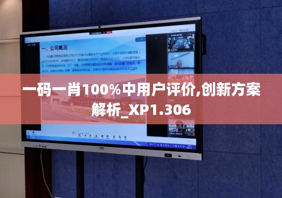 一碼一肖100%中用戶評價,創新方案解析_XP1.306