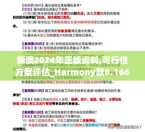 新澳2024年正版資料,可行性方案評估_Harmony款8.166