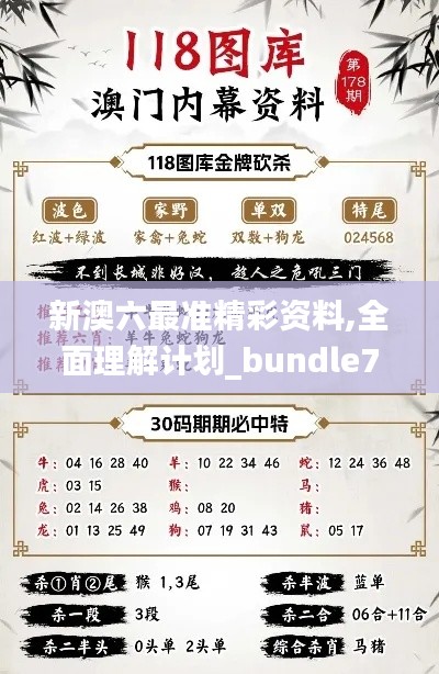 新澳六最準精彩資料,全面理解計劃_bundle7.251