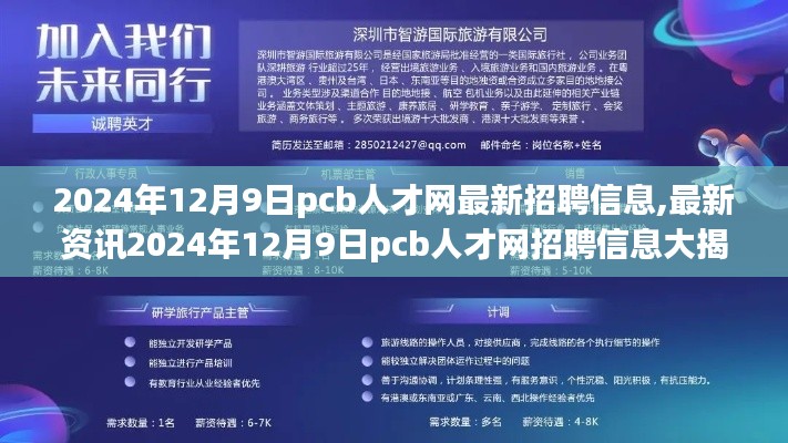 2024年12月9日PCB人才網(wǎng)招聘最新動(dòng)態(tài)與資訊大揭秘