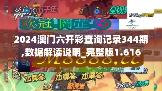 2024澳門六開彩查詢記錄344期,數據解讀說明_完整版1.616