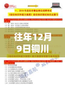 銅川最新招聘信息匯總，回望往年12月9日的就業風云動態