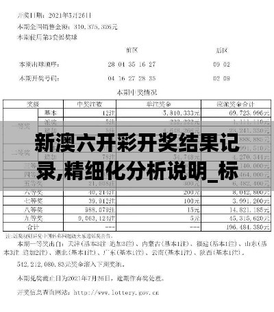 新澳六開彩開獎結(jié)果記錄,精細化分析說明_標(biāo)配版1.764