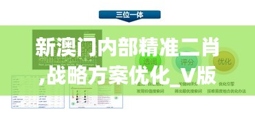 新澳門內部精準二肖,戰略方案優化_V版7.932