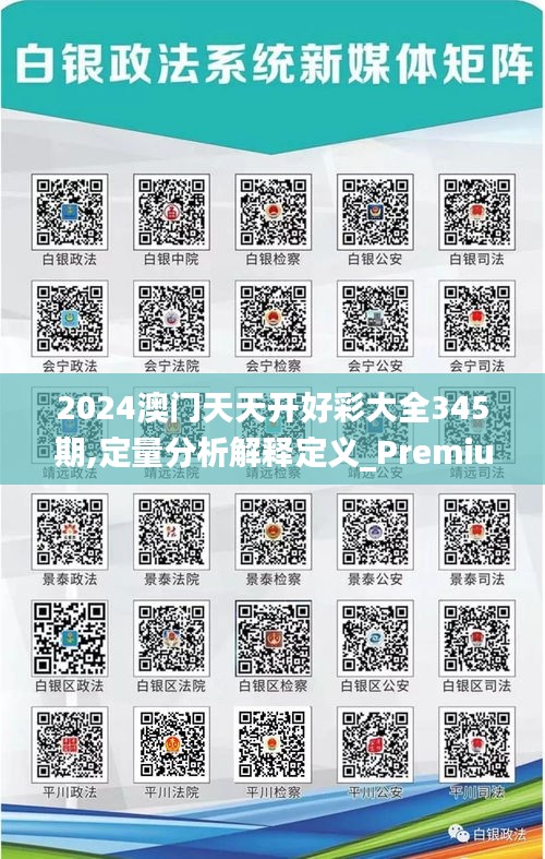 2024澳門天天開好彩大全345期,定量分析解釋定義_Premium1.586