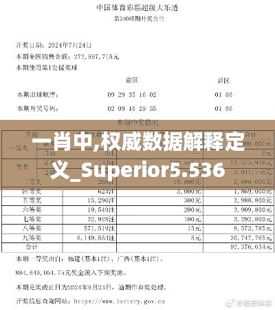 一肖中,權(quán)威數(shù)據(jù)解釋定義_Superior5.536