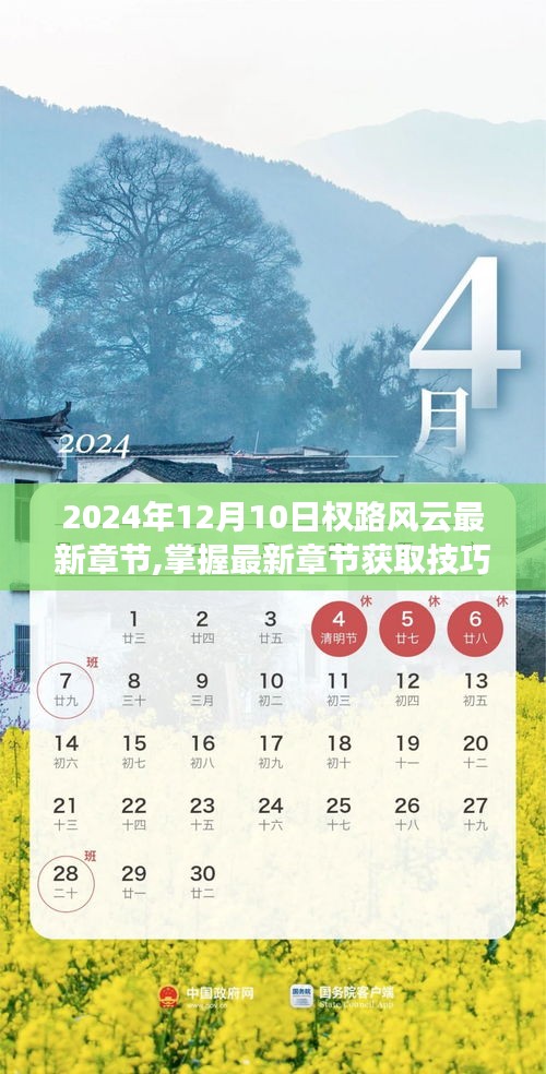 2024年12月10日權路風云，最新章節獲取技巧與閱讀指南