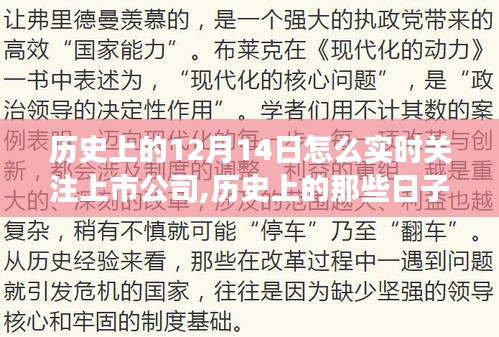 歷史上的那些日子，揭秘如何實時關注上市公司與尋找內心的平和寧靜之旅——以12月14日為節點