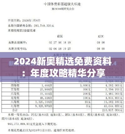 2024新奧精選免費資料