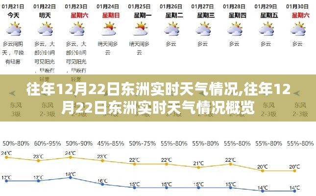 往年12月22日東洲實時天氣概覽及情況分析