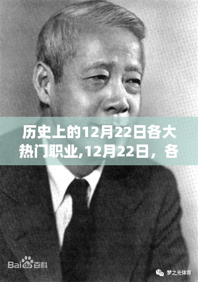 歷史上的12月22日，熱門職業風采與溫馨日常故事回顧