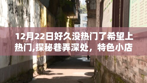 探秘巷弄深處的特色小店，尋找有緣人的熱門之選，12月22日期待上榜熱門