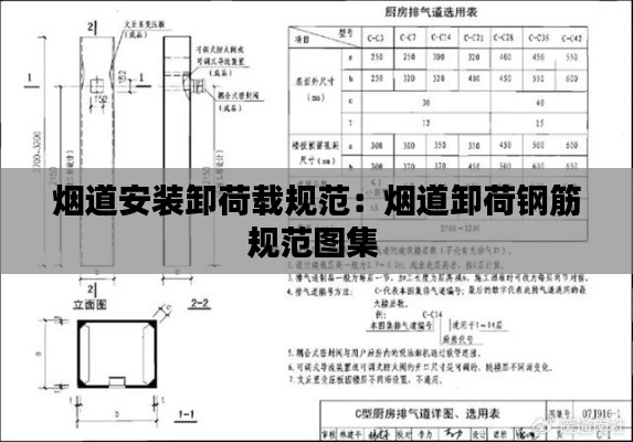 煙道安裝卸荷載規范：煙道卸荷鋼筋規范圖集 