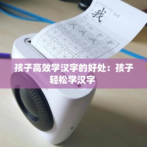 孩子高效學漢字的好處：孩子輕松學漢字 