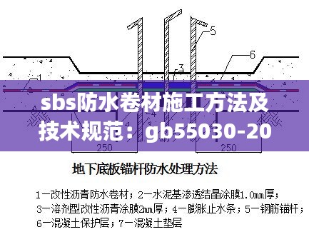 sbs防水卷材施工方法及技術規范：gb55030-2022防水施工規范 