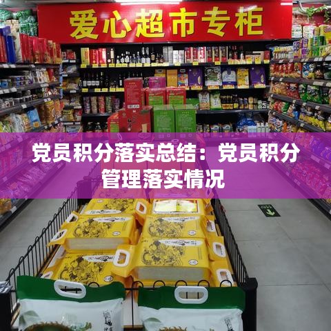 黨員積分落實總結：黨員積分管理落實情況 