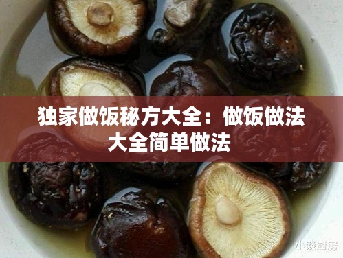 獨家做飯秘方大全：做飯做法大全簡單做法 