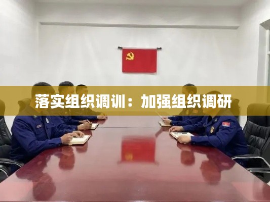 落實(shí)組織調(diào)訓(xùn)：加強(qiáng)組織調(diào)研 