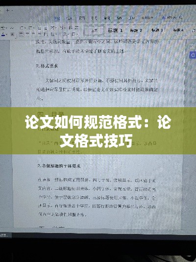 論文如何規范格式：論文格式技巧 