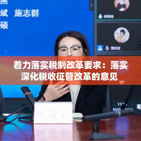 著力落實稅制改革要求：落實深化稅收征管改革的意見 