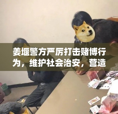 姜堰警方嚴厲打擊賭博行為，維護社會治安，營造安全環境