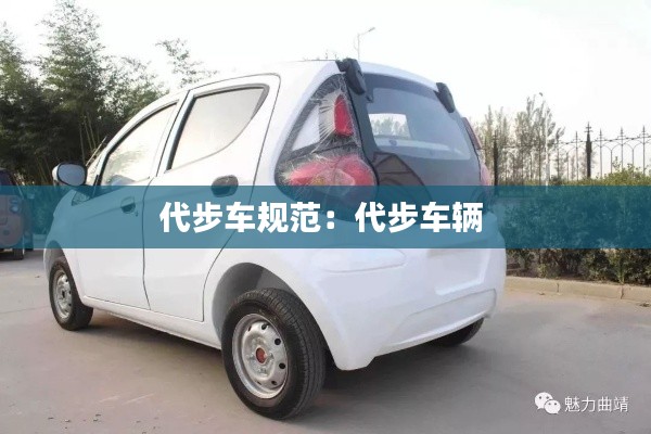 代步車規(guī)范：代步車輛 