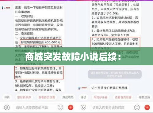 商城突發故障小說后續： 