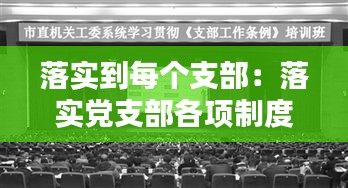 落實到每個支部：落實黨支部各項制度 