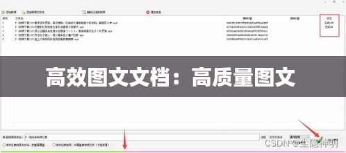 高效圖文文檔：高質(zhì)量圖文 