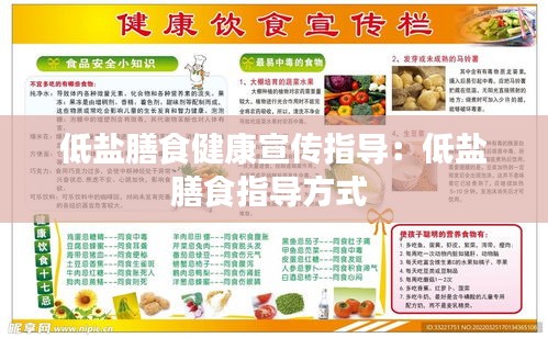 低鹽膳食健康宣傳指導：低鹽膳食指導方式 