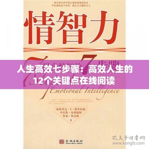 人生高效七步驟：高效人生的12個關鍵點在線閱讀 