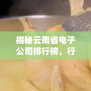 揭秘云南省電子公司排行榜，行業巨頭一網打盡！