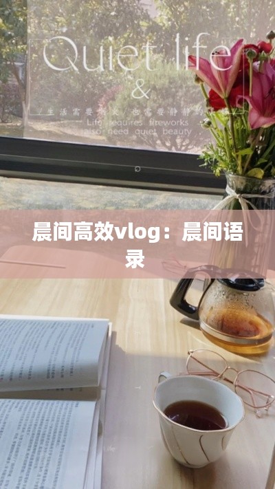 晨間高效vlog：晨間語錄 