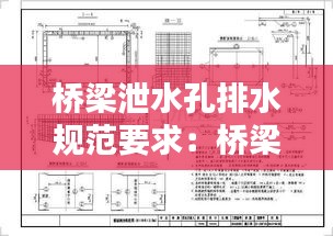 橋梁泄水孔排水規范要求：橋梁泄水孔結構圖 